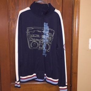 Men’s navy blue track jacket